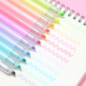 Bút highlight đánh dấu nhớ dòng pastel dạ quang nhiều màu